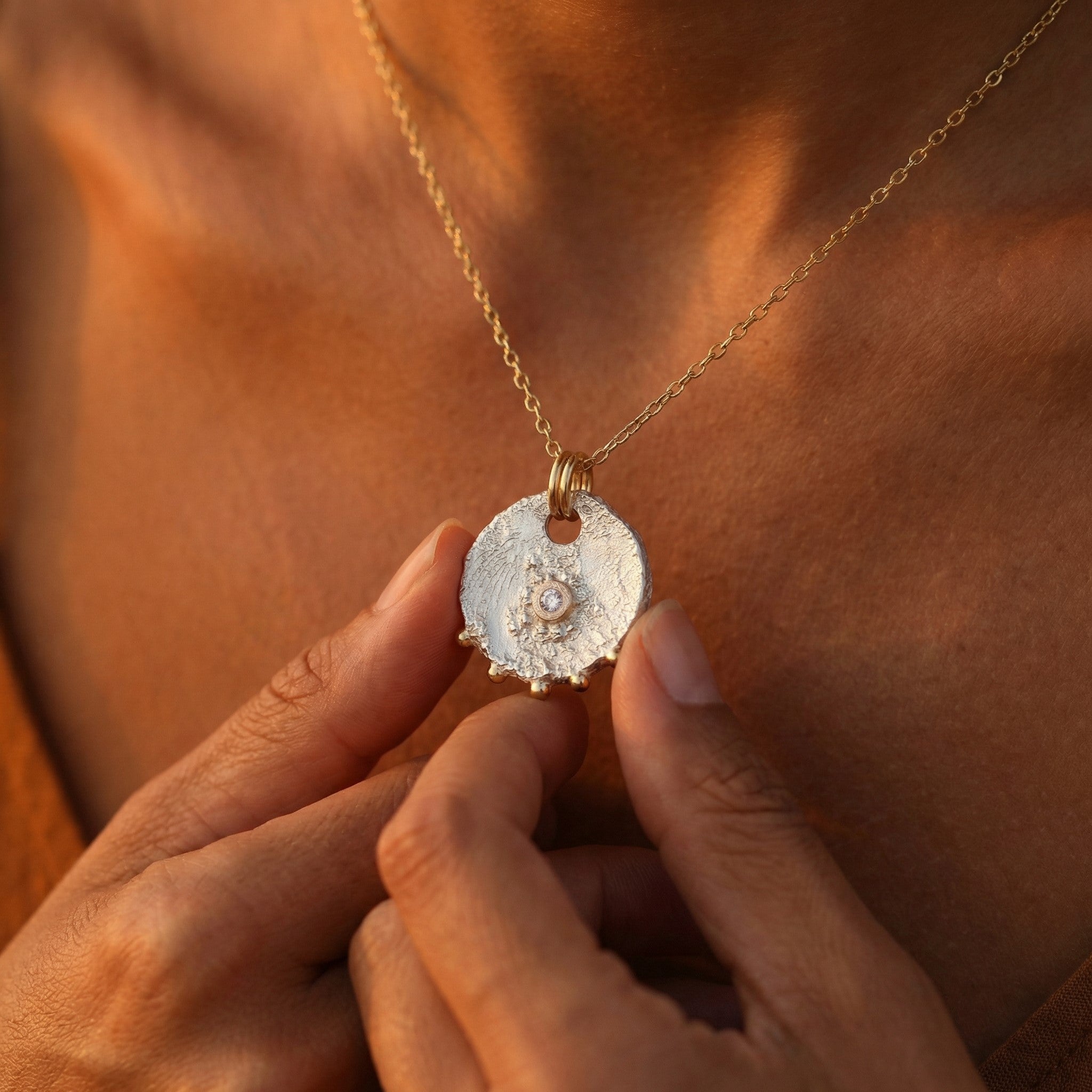 Collier Pendentif Luna Sole - Collection Luna