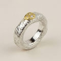 Bague luna trésor vue de profil